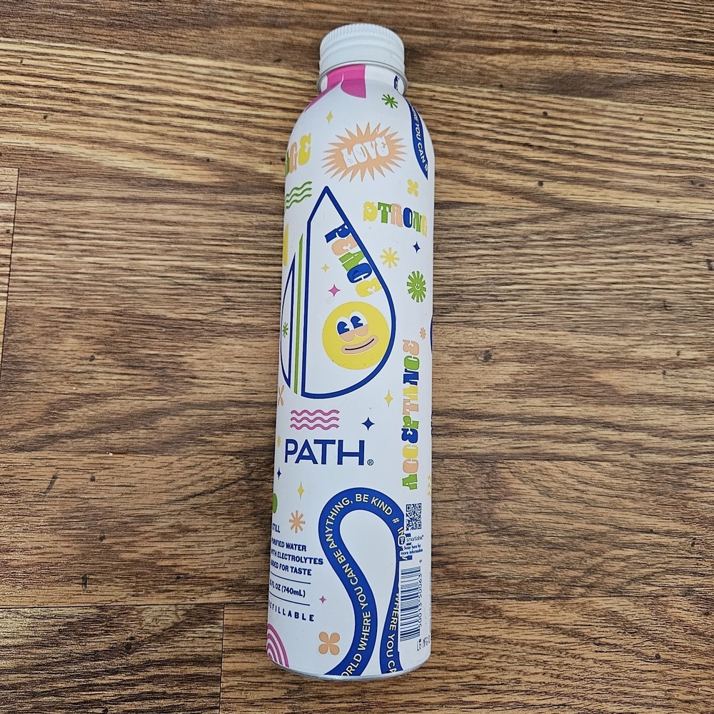 Path Water Autism Autistic Acceptance Aluminum Bottle 25oz Empty